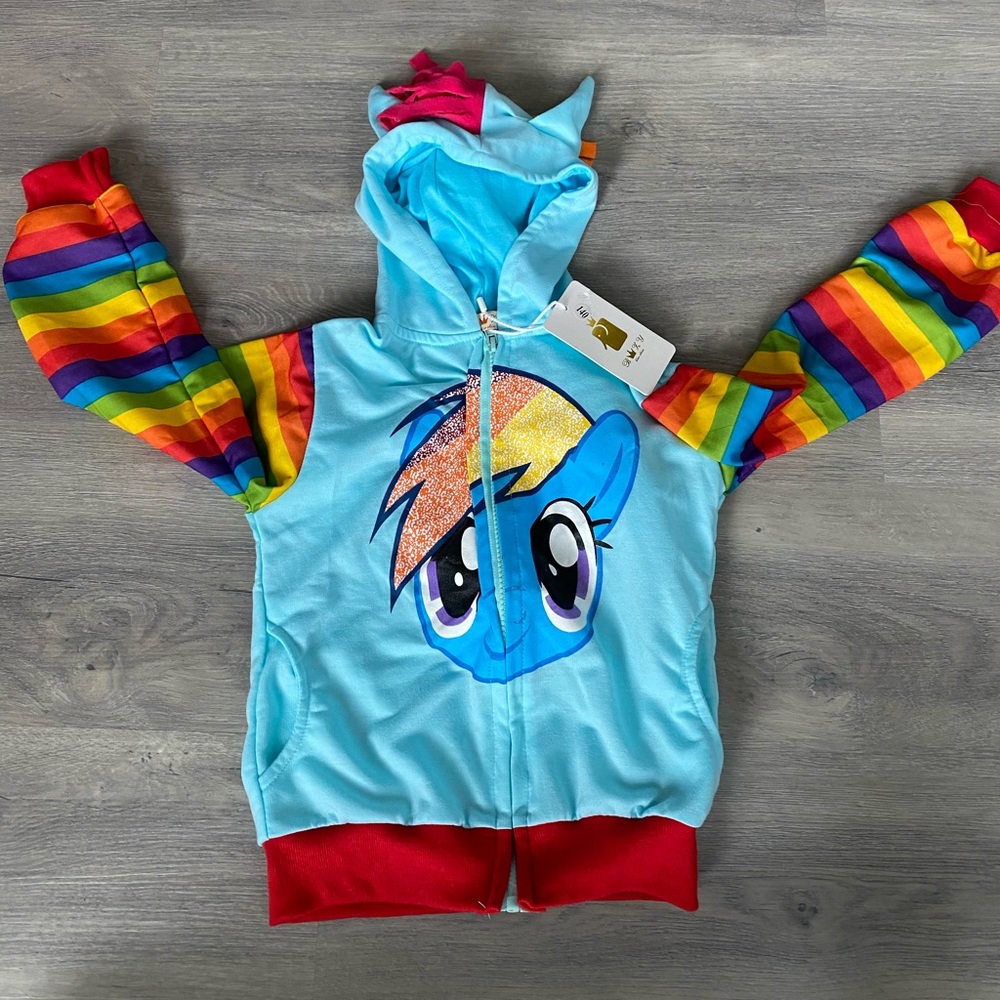My Little Pony Rainbow Dash sweatshirt New size 6